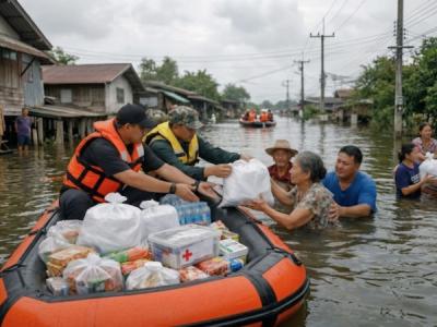 ช่วยเหลือภัยน้ำท่วม (มูลนิธิวงษ์ดี)