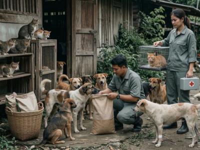 ช่วยเหลือสัตว์จรจัดให้มีชีวิตที่ดีขึ้น