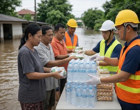 บริจาคเพื่อผู้ประสบภัยพิบัติ